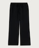 image 4 of F&F Wide Leg Drawstring Co-ord Trousers in Black