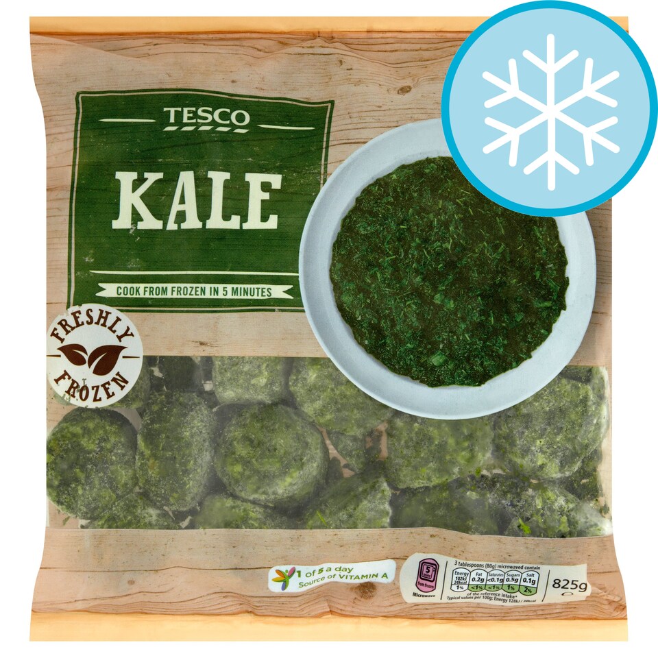 Tesco Kale Portions 825G