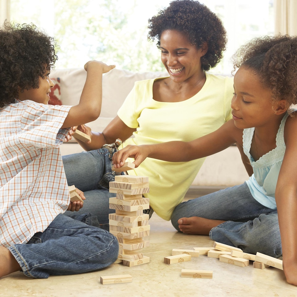 image 1 of Addo Games Wooden Topple Tower