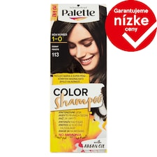 Schwarzkopf Palette Color Shampoo Hair Color Black 1-0 (113)