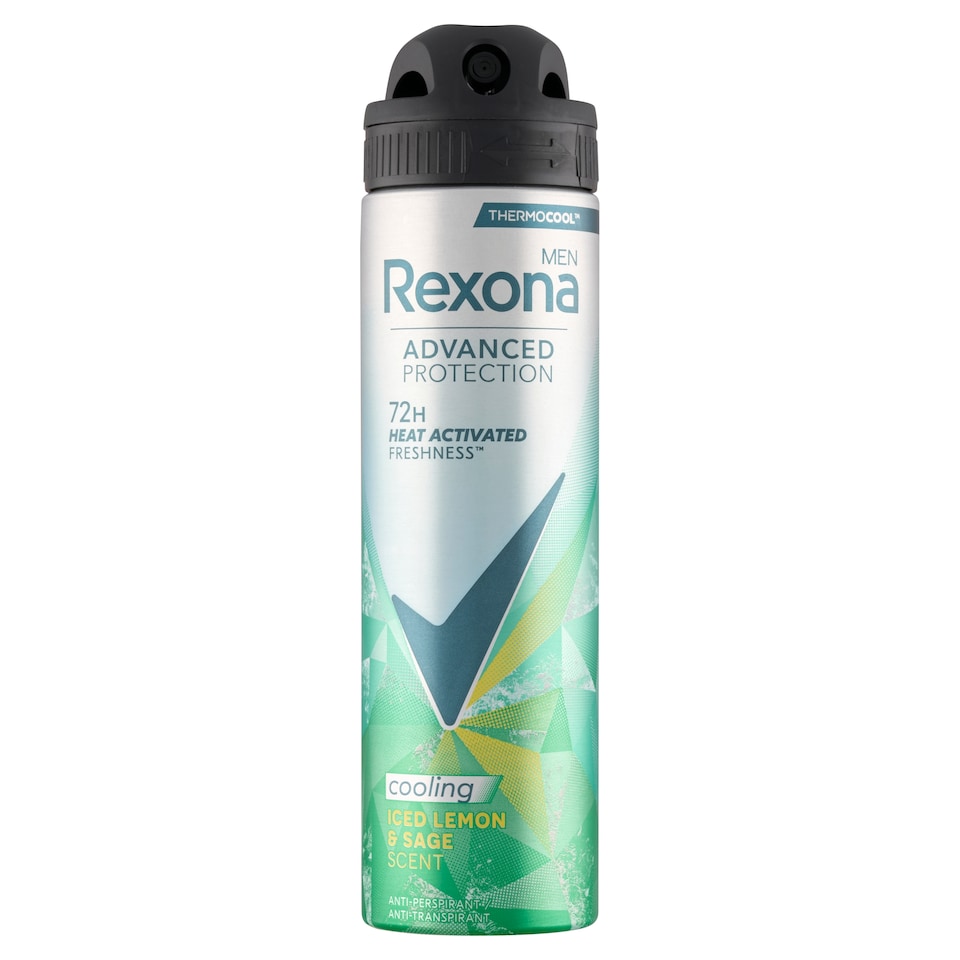 image 1 of Rexona Men Advanced Protection Iced Lemon & Sage Antiperspirant Spray 150ml