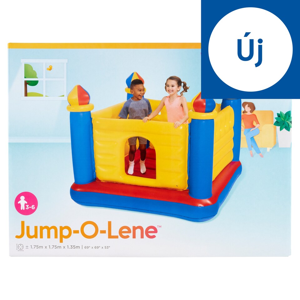 Intex Jump-O-Lene Castle Bouncer 1,75 m x 1,75 m x 1,35 m
