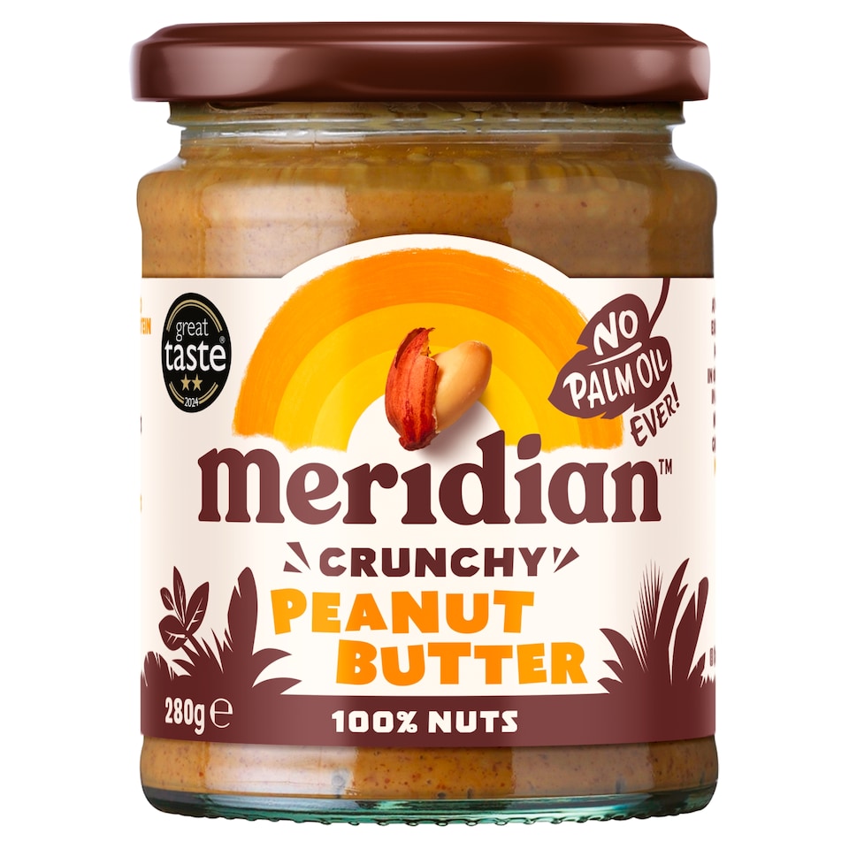 Meridian Peanut Butter Crunchy 100% Nuts 280G