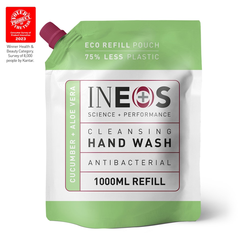 Ineos Hand Wash Refill Cucumber And Aloe Vera 1000Ml