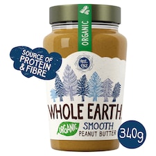 Whole Earth Crunchy Organic Peanut Butter340g