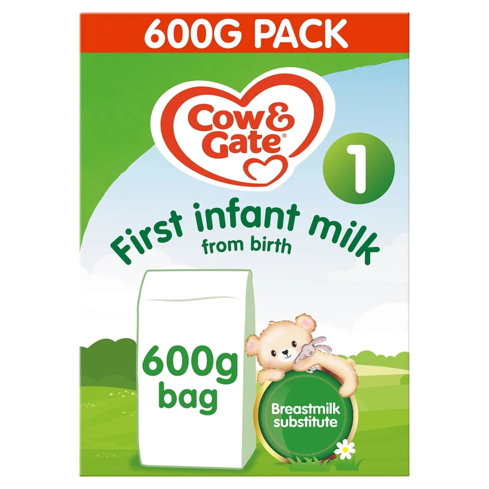 image 1 of Cow & Gate 1 First Infant Baby Milk Formula Powder from Birth 600g