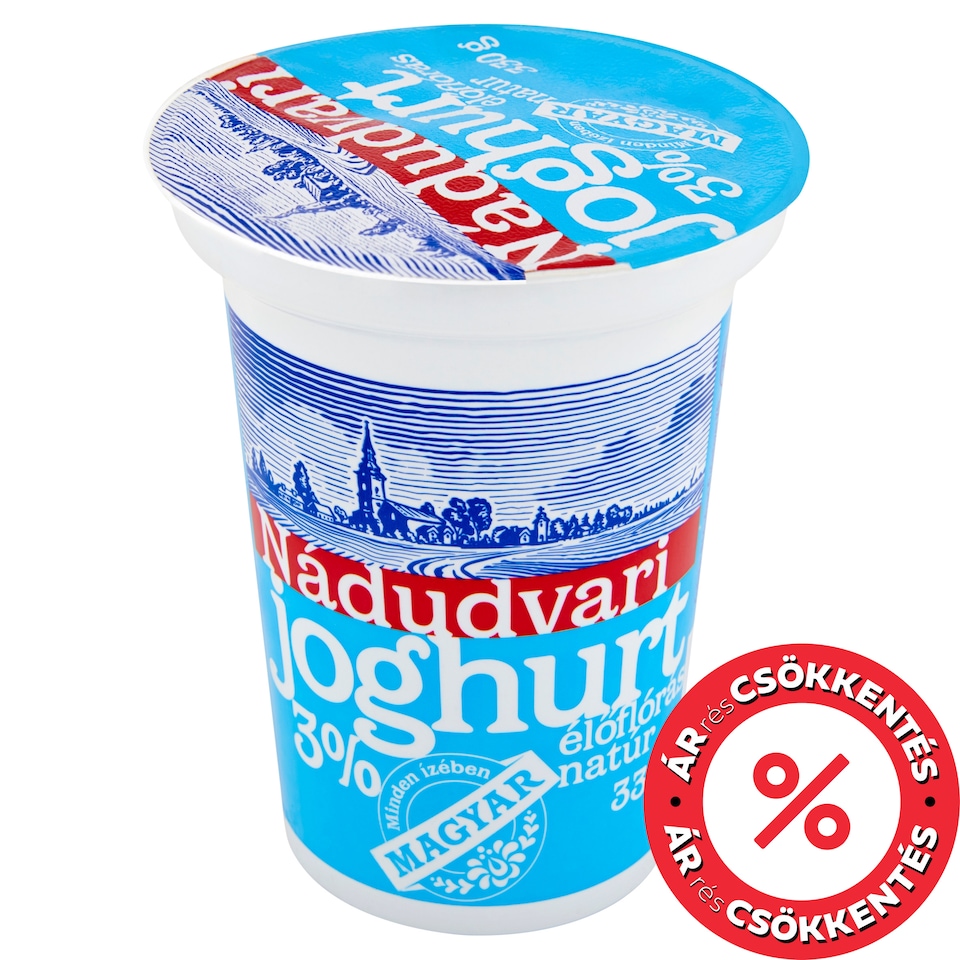 Nádudvari Unflavoured Yoghurt with Live Cultures 330 g