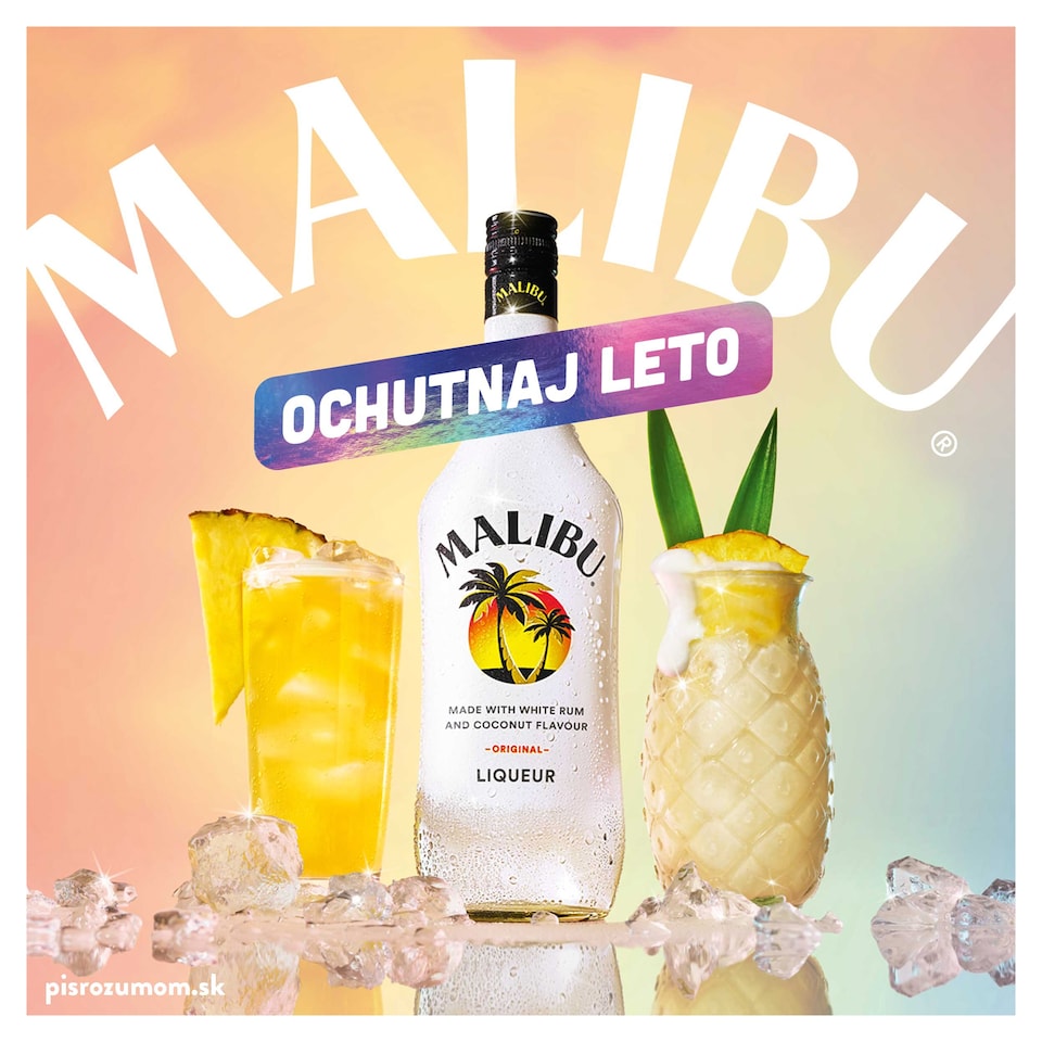 image 1 of Malibu Likér Na Báze Rumu s Kokosovou Príchuťou 0,7 l
