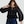 Black, F&F Chiffon Studded Peplum Blouse in Black