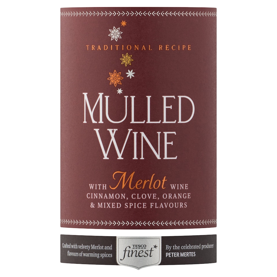 image 1 of Tesco Finest Mulled Wine Merlot 75cl