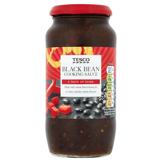 Tesco Black Bean Cooking Sauce 500G Tesco Groceries