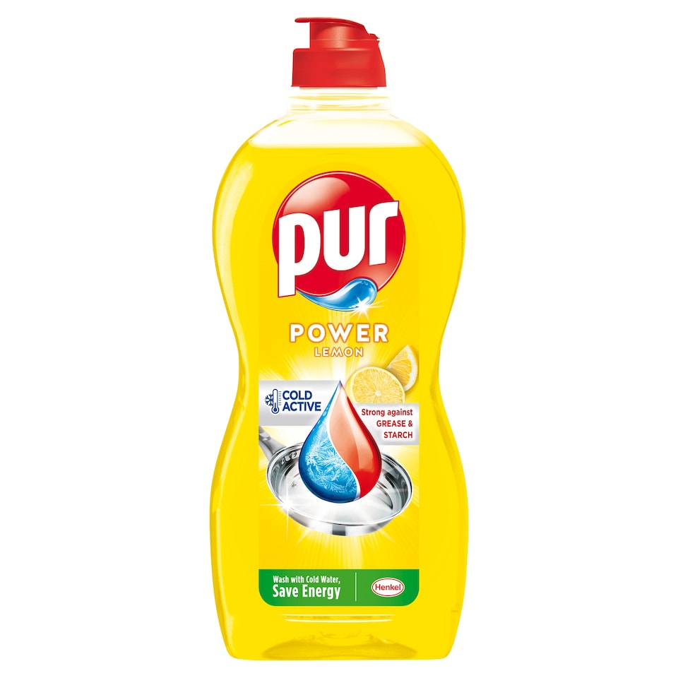 Pur Power Lemon Hand Dishwashing Liquid Detergent 450 ml