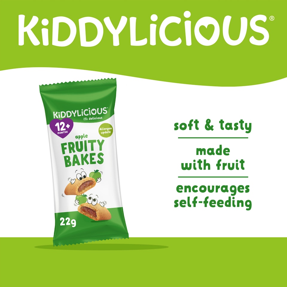 image 1 of Kiddylicious Apple Bakes 6 X 22G