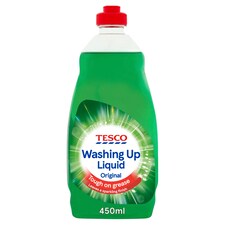 Tesco Original Wash Up Liquid 450Ml