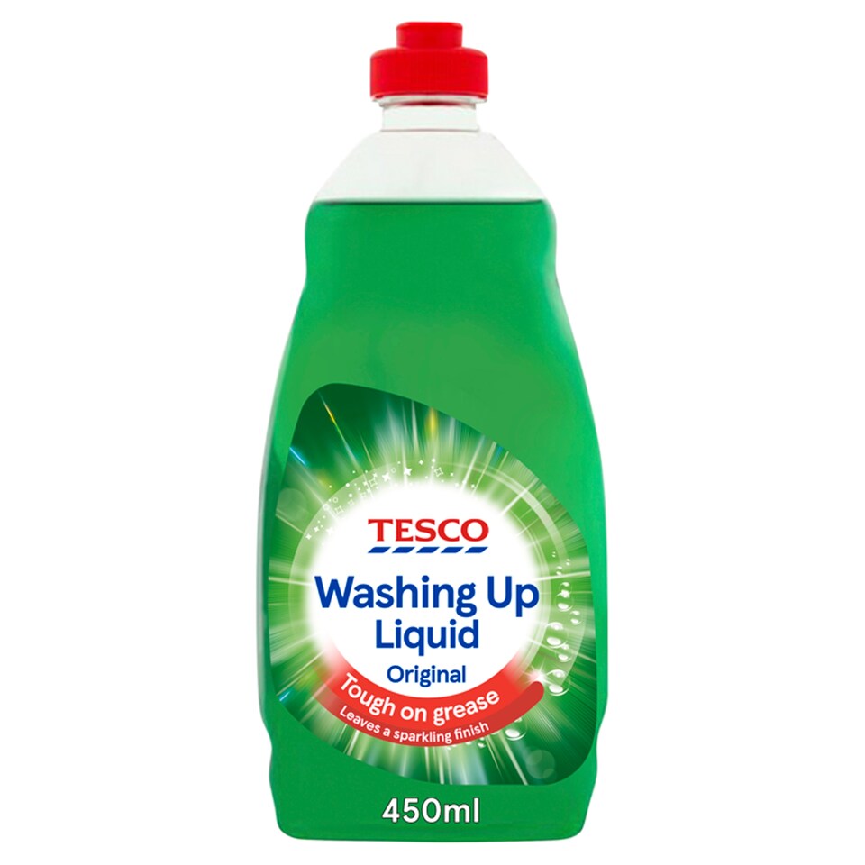 Tesco Original Wash Up Liquid 450Ml