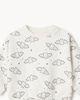 image 3 of F&F Baby 2-Piece Cotton Rich Bat Sweatshirt and Joggers Set in White