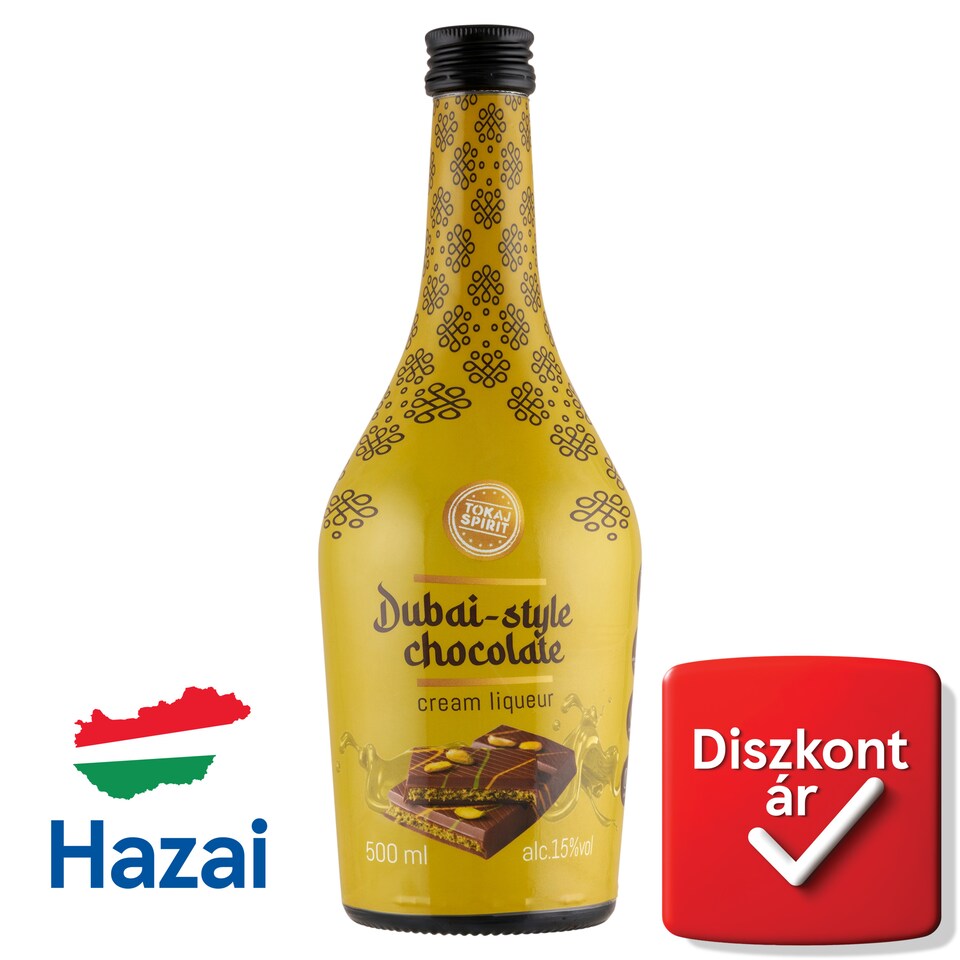 image 1 of Tokaj Spirit Dubai-Style Chocolate Cream Liqueur 15% 500 ml