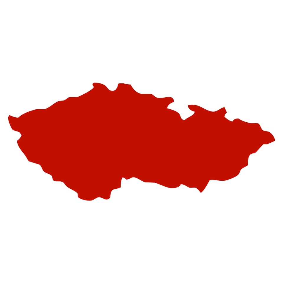 Linarts Obrysová mapka České republiky
