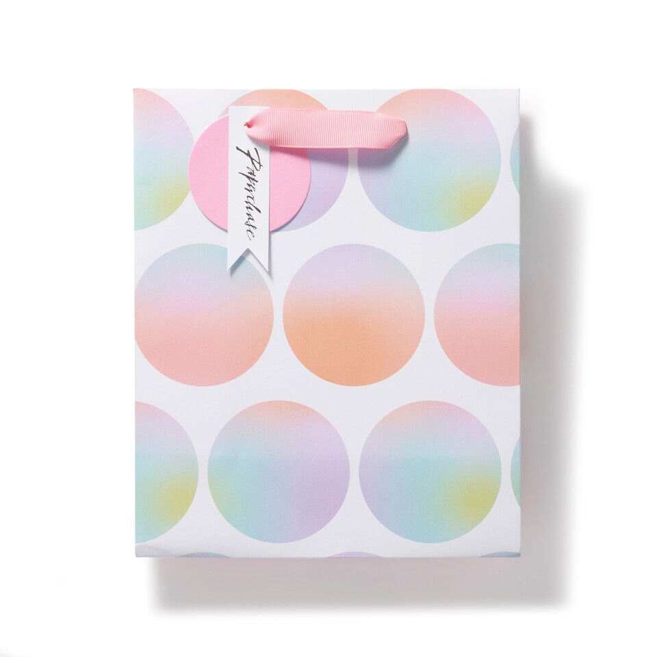 image 1 of Paperchase Ombre Medium Gift Bag