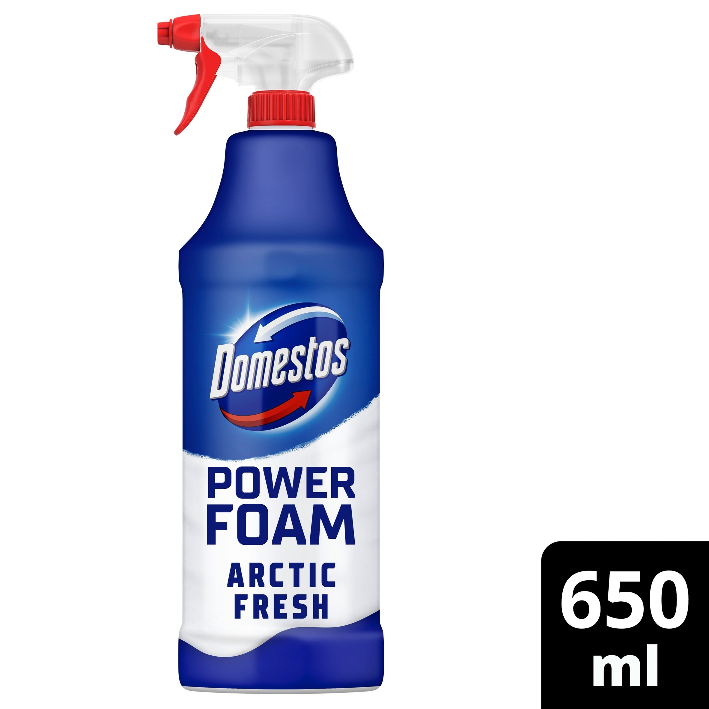 Domestos Power Foam Toilet and Bathroom Cleaner Arctic Fresh 650ml