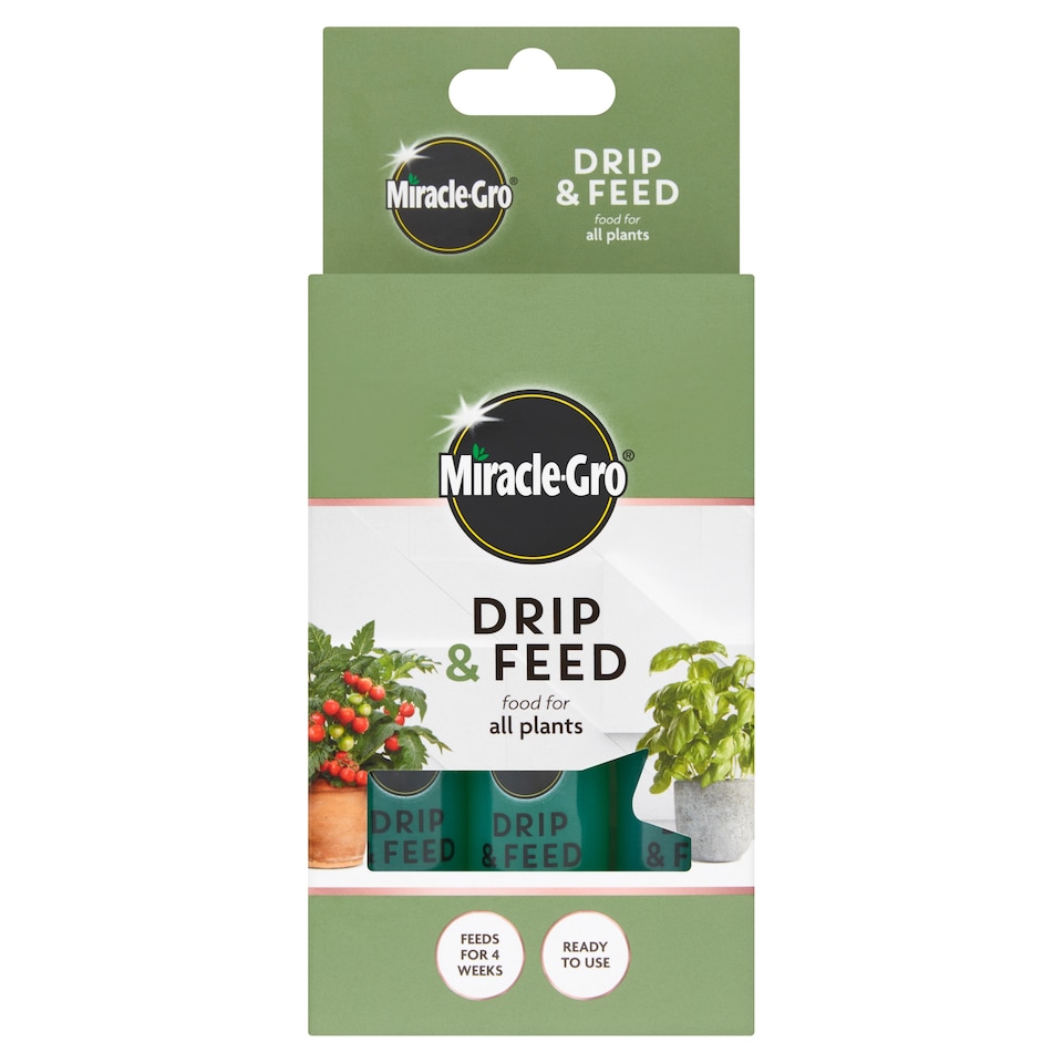 Miracle Gro Drip & Feed All Purpose Houseplant Food 3pk