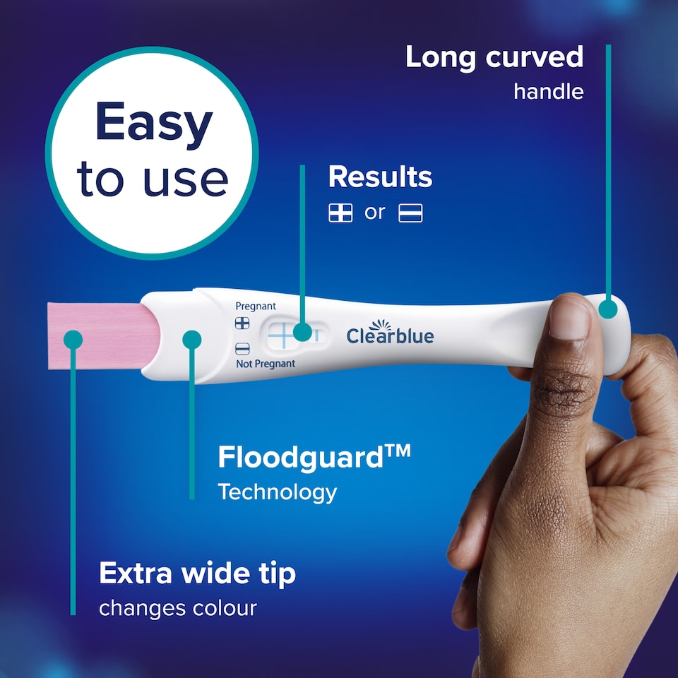image 1 of Clearblue Rapid Detection Pregnancy Test Value Pack with 3 Tests