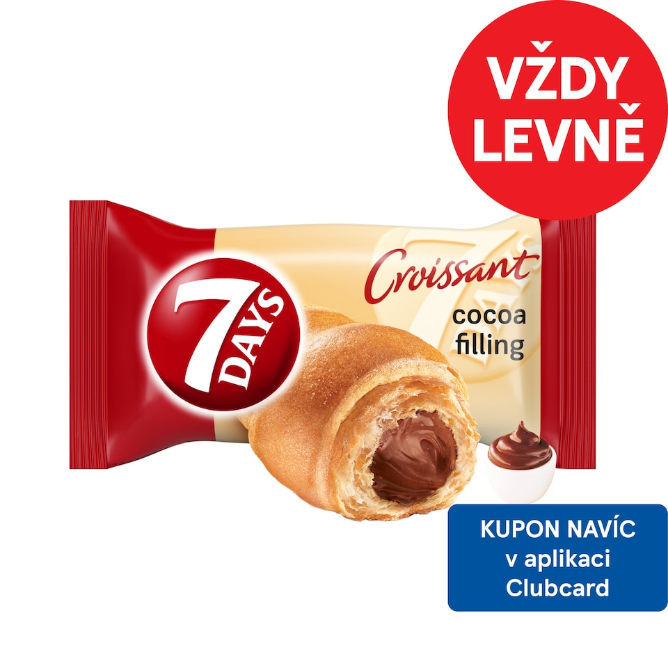 7 Days Croissant s kakaovou náplní 60g
