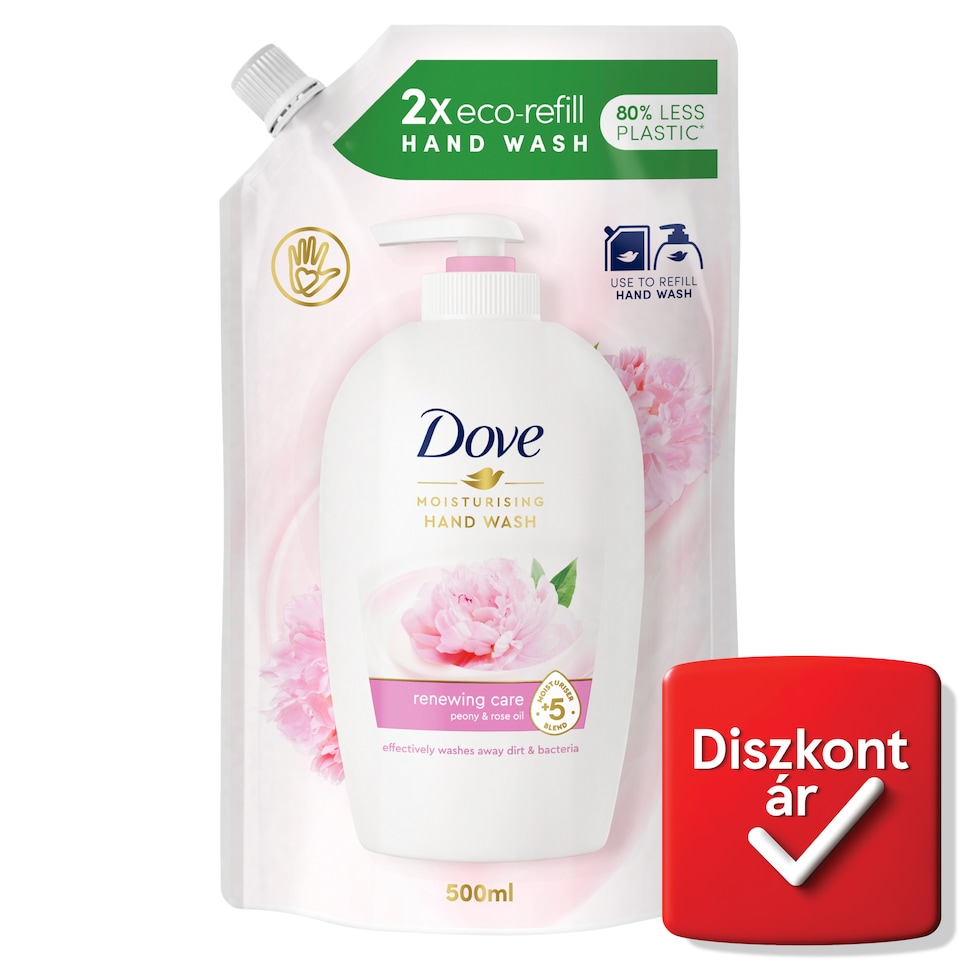 Dove Peony & Rose Oil Moisturising folyékony krémszappan 500 ml