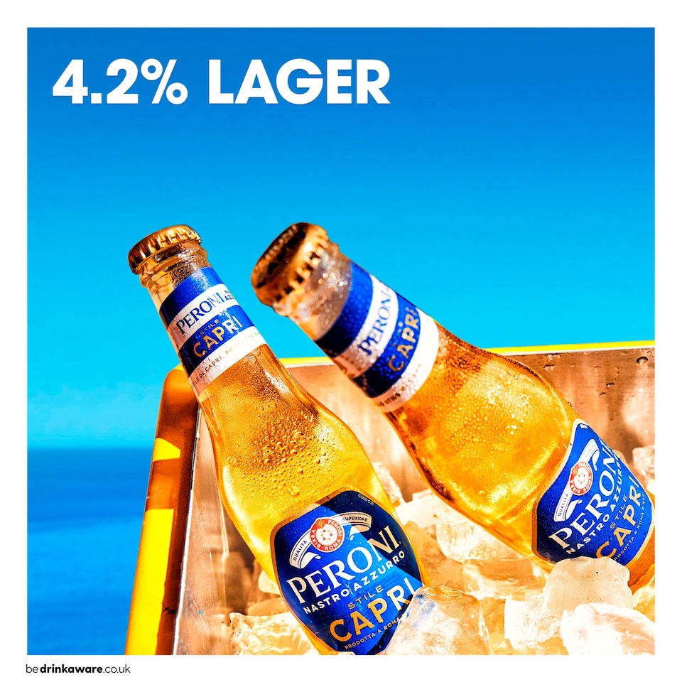 image 1 of Peroni Stile Capri Beer Lager Bottles 3x330ml