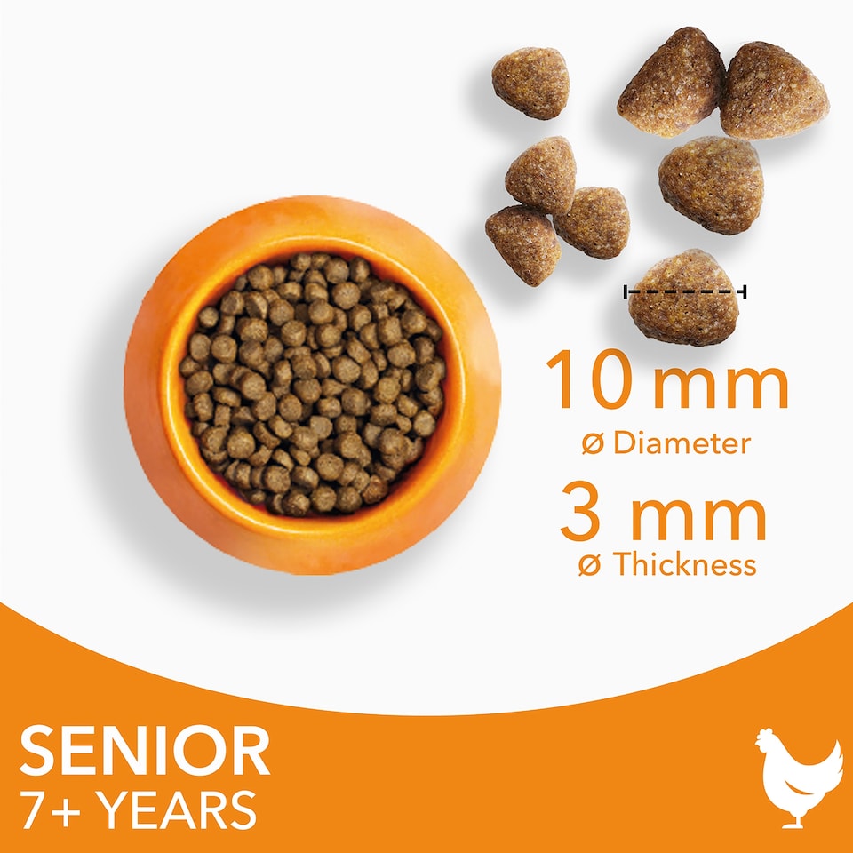 image 1 of Iams Senior Cat Food with Fresh Chicken 2kg