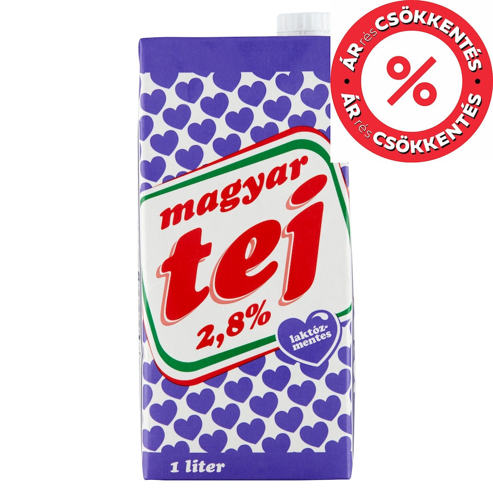 Magyar Tej laktózmentes UHT tej 2,8% 1 l