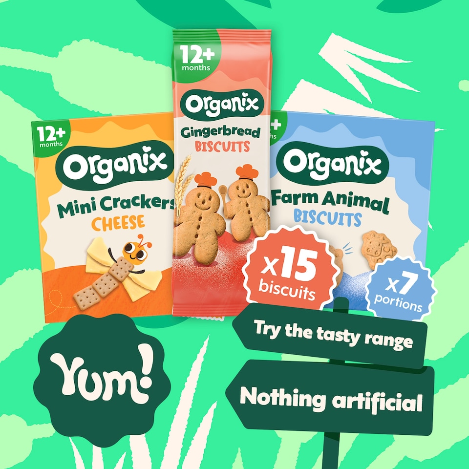 image 1 of Organix Mini Cheese Cracker 4 X 20G