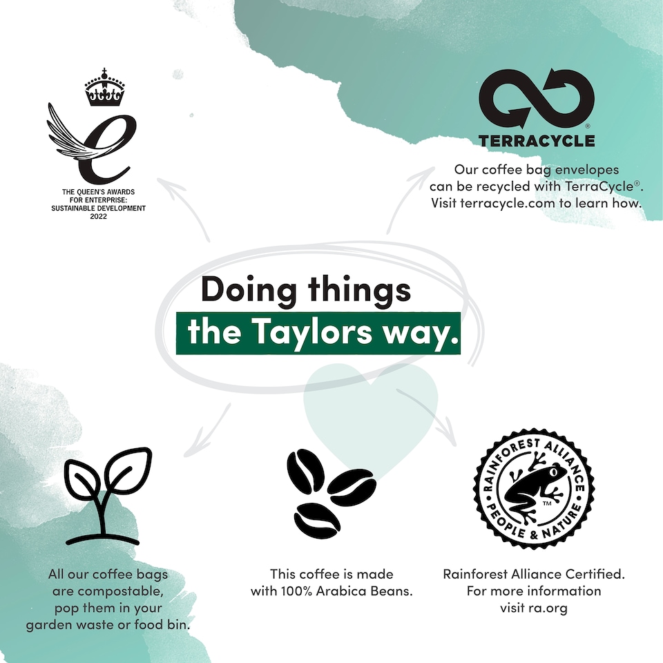 image 1 of Taylors Flying Start Coffee Bags 10S 75G