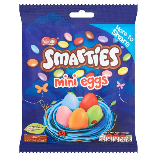 Nestle Smarties Mini Egg Pouch 300G Tesco Groceries
