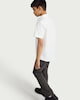 image 3 of F&F School Boys 3-Pack Regular Fit Short Sleeved Shirts in White