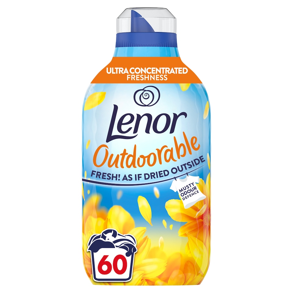image 1 of Lenor Outdoorable Summer Breeze Fabric Conditioner 60 Washes 840ml