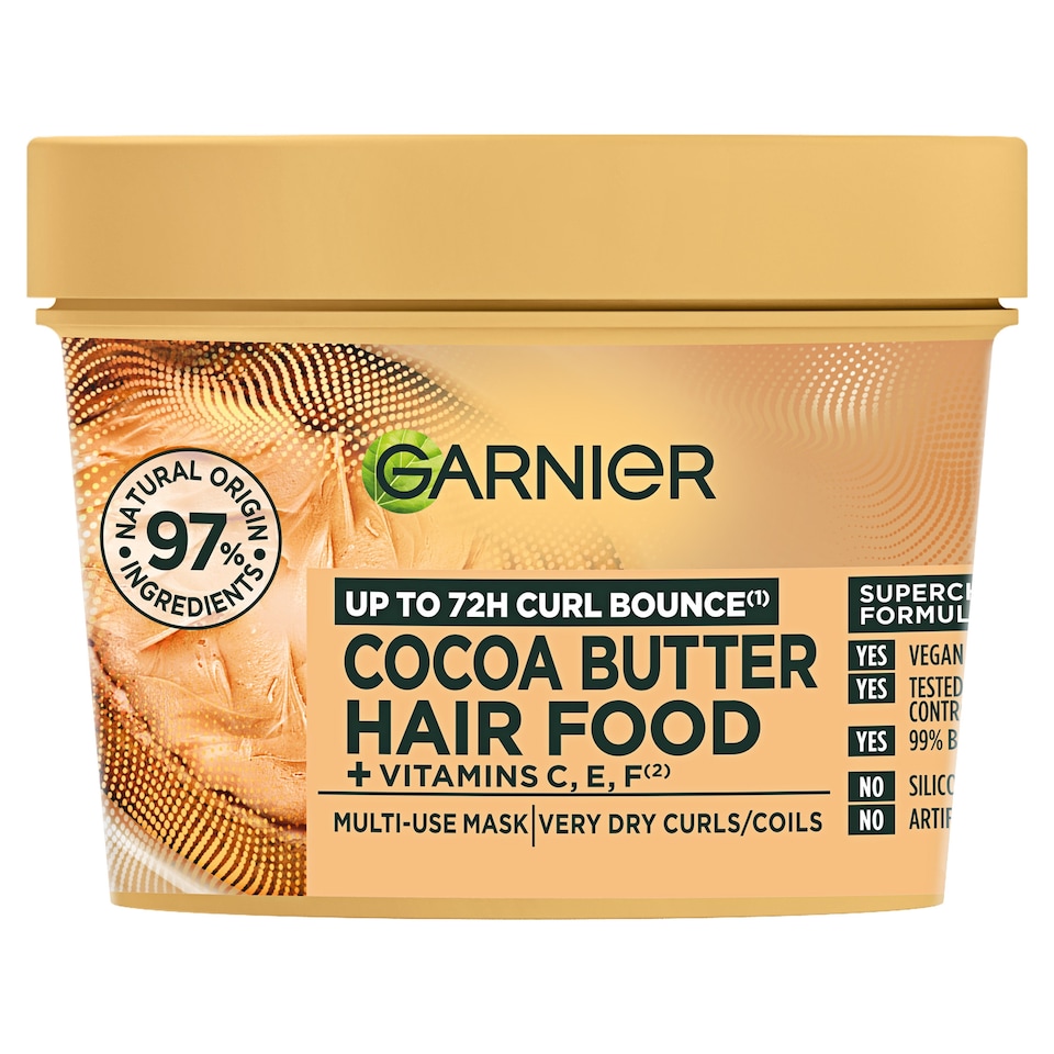 image 1 of Garnier Ultimate Blends Hair Cocoa Butter 3In1 Mask 390Ml