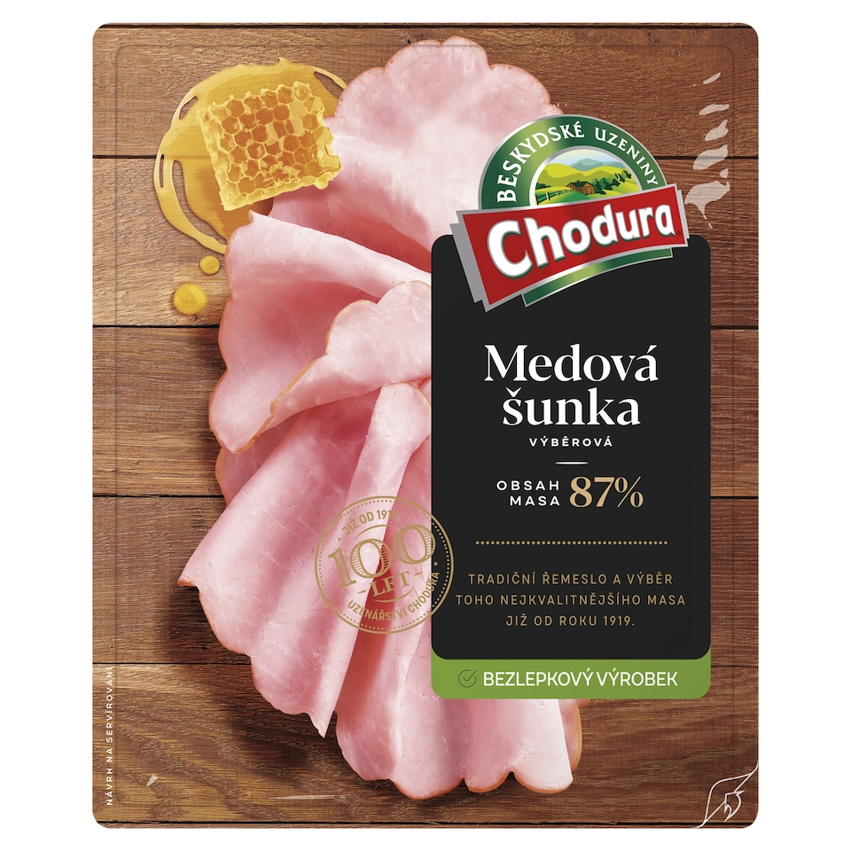 Chodura Medová šunka výběrová 100g