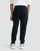 image 3 of F&F Boys Cotton Blend Seam Detail Cuffed Drawstring Joggers in Navy