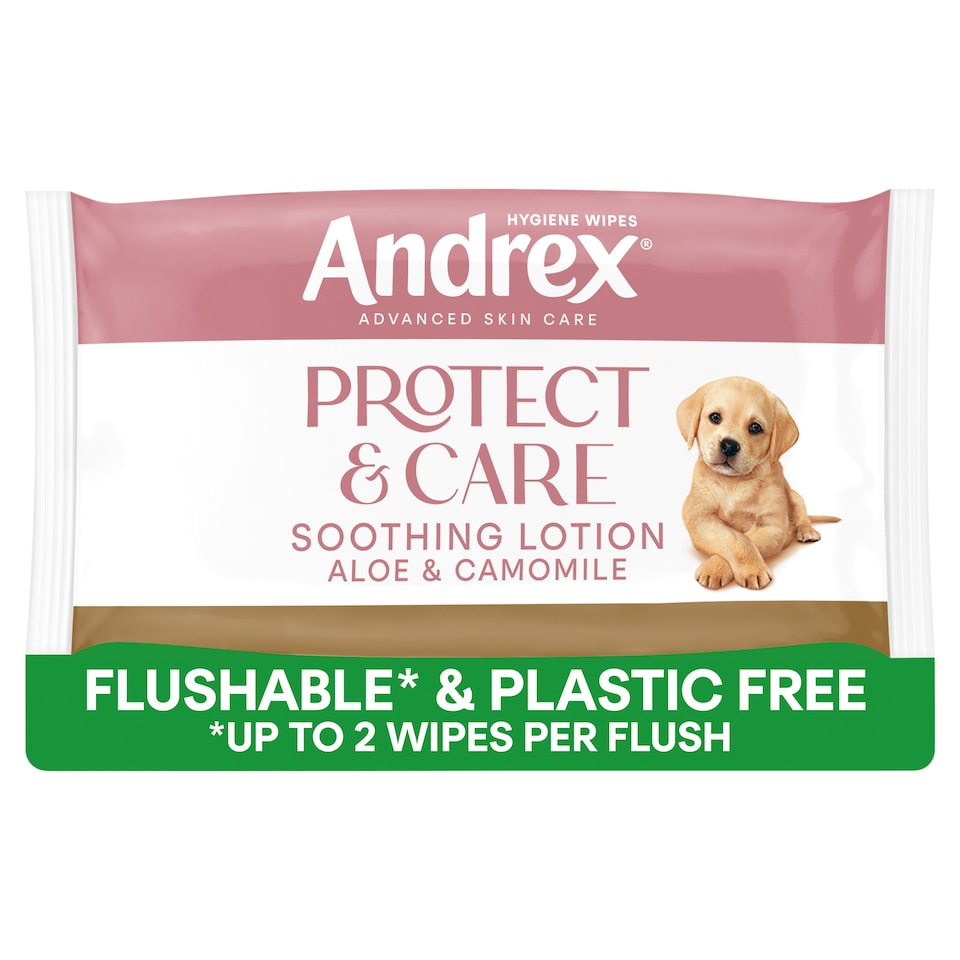 image 1 of Andrex Hygiene Wipes - Protect & Care 36 wipes