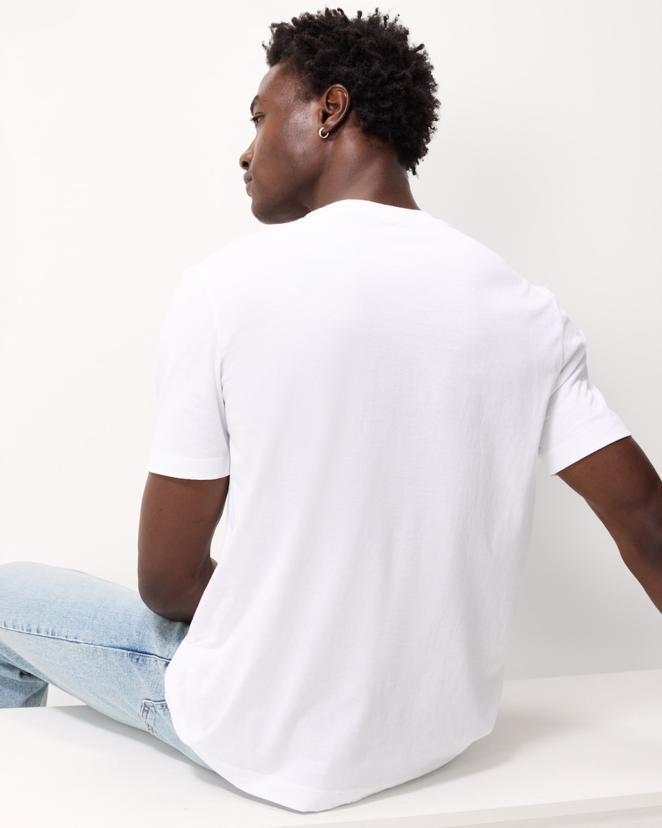 image 1 of F&F Pure Cotton Pride T-Shirt in White