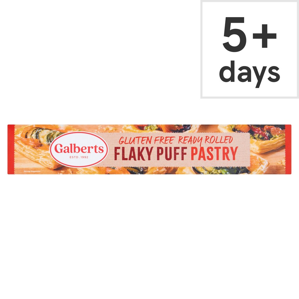 GALBERTS GLUTEN FREE READY ROLLED FLAKY PUFF PASTRY 280G