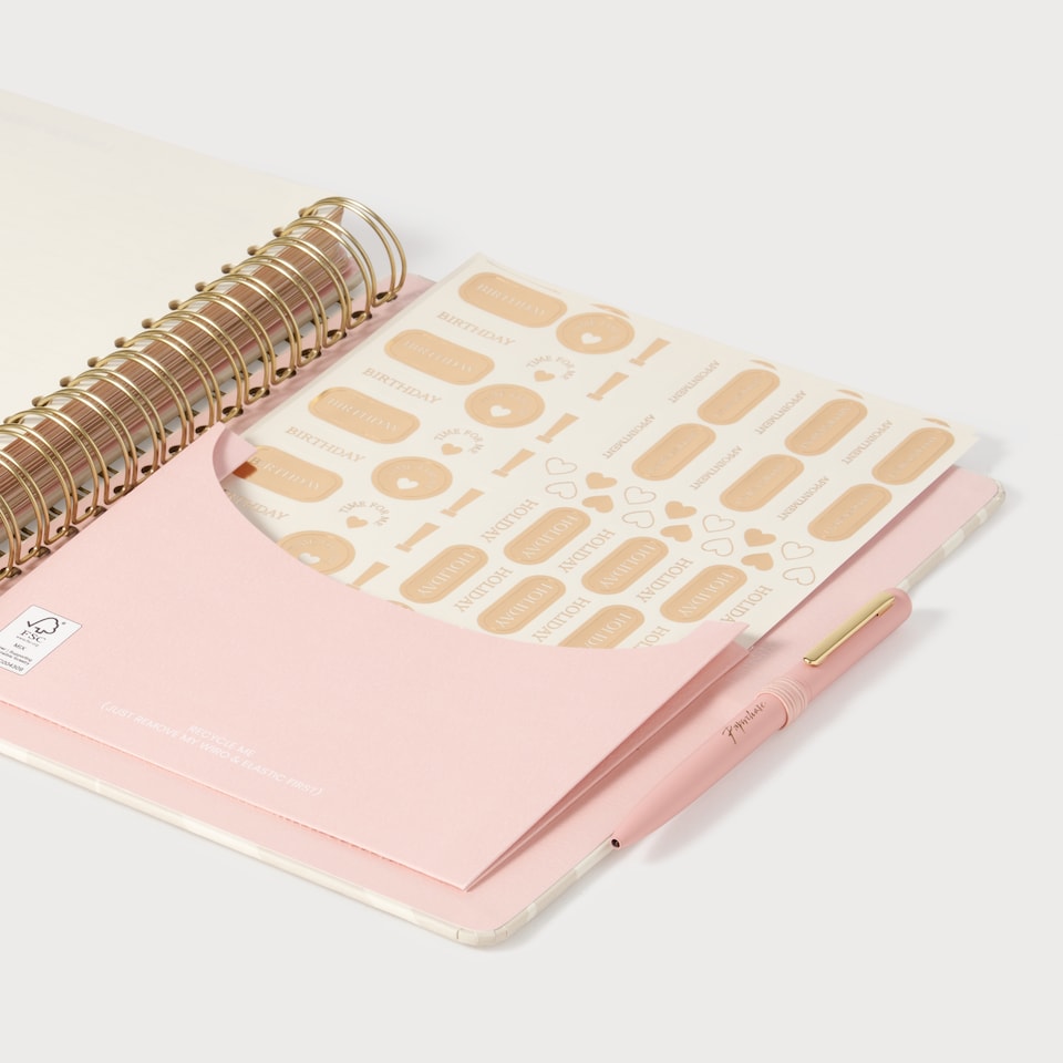 image 1 of Paperchase 2026 8X10" 2DTV Journal