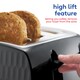 image 5 of Russell Hobbs Honeycomb Black 4 Slice Toaster