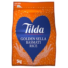 Tilda Golden Sella Basmati Rice 5Kg