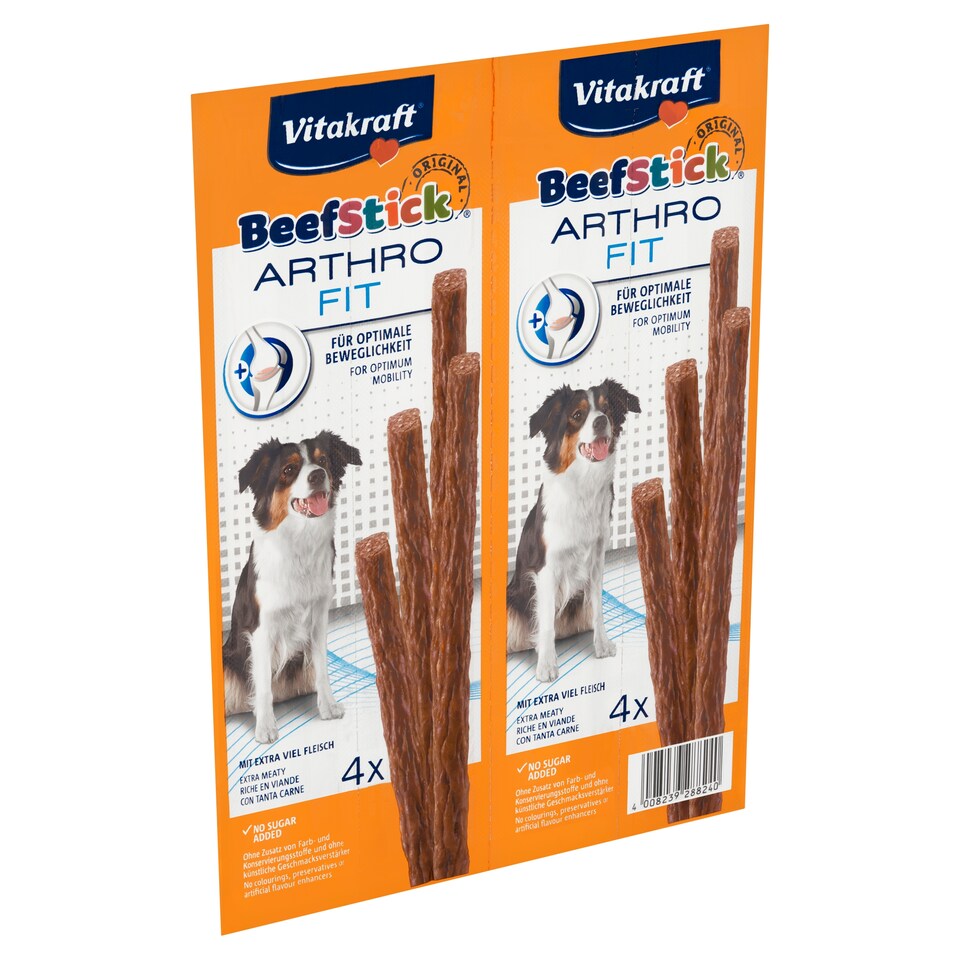Vitakraft Beef Stick Arthro Fit doplňkové krmivo pro psy 4 ks 48g