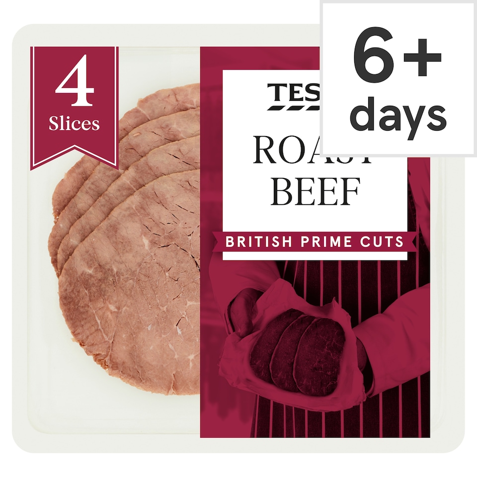 Tesco British Roast Beef Slices 90g