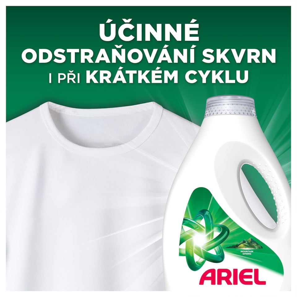 image 1 of Ariel Mountain Spring Universal Washing Liquid, 4.5l, 100 Washes