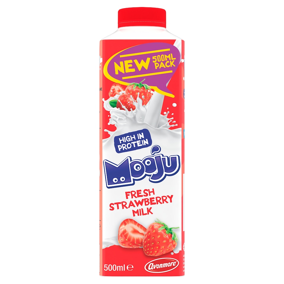 Mooju Strawberry Milk 500Ml