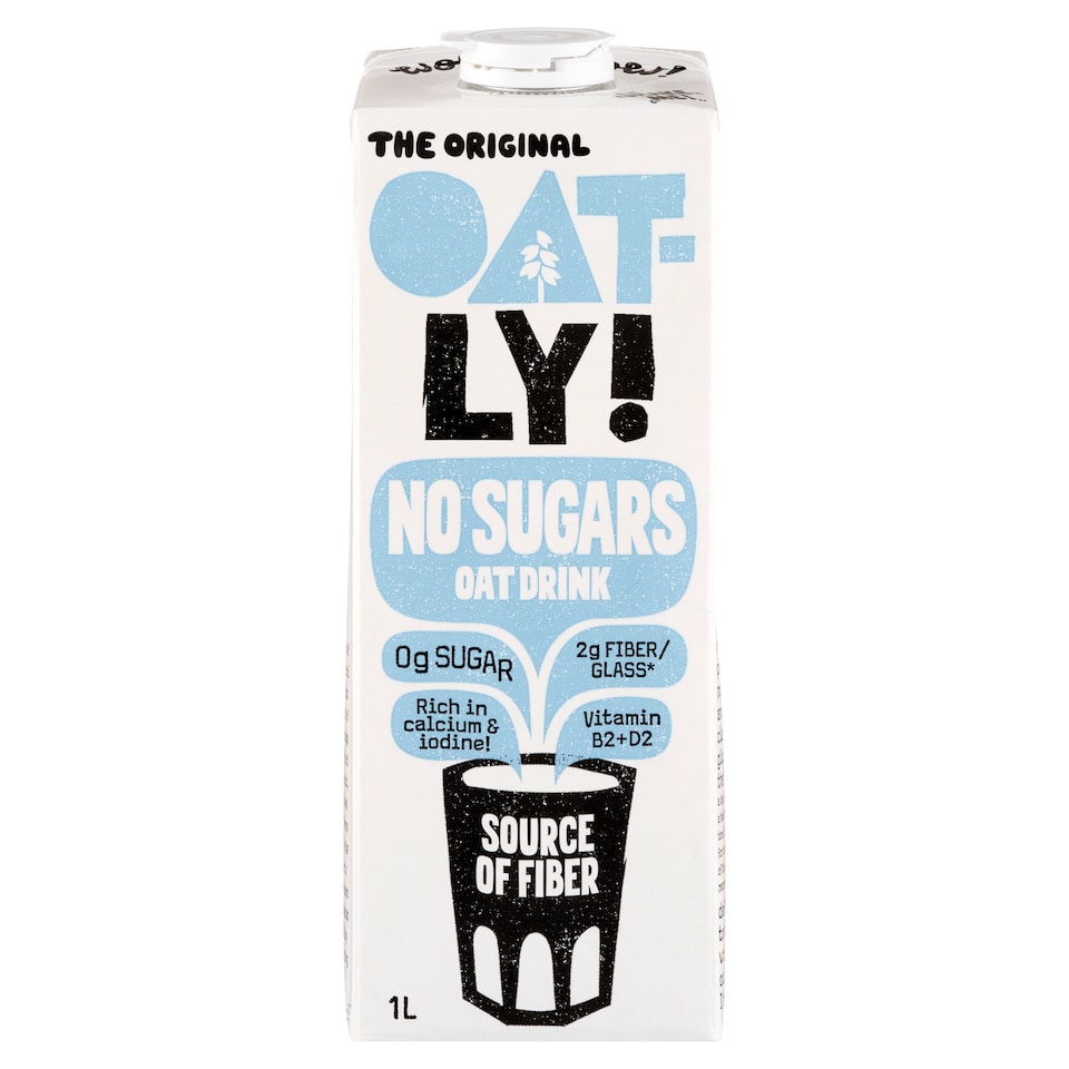 Oatly! UHT cukormentes zabital hozzáadott vitaminokkal és ásványi anyagokkal 1 l  1. kép